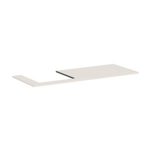 Console Xilesa E 1375/550 met uitsparing links gesl. opzetwastafel SMB