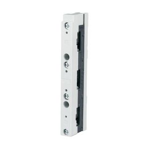 3P Raildragerhouder voor railsysteem 60mm wit VVE=10