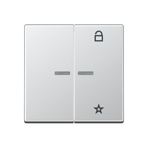 Tastafdekking A500 aluminium eNet