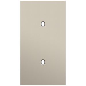 Tweevoudige afdekpl. verticaal 71mm centerafstand twee enkel