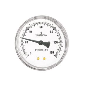 Thermometer 63mm 0-60C 1/2"axiaal L= 50mm