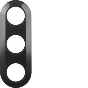 Afdekraam 3-v berker 1930 zwart glans