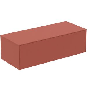 Conca wastafelmeubel 120x50x37cm 1 lade afdekblad zonder uitsnijding matt sunset