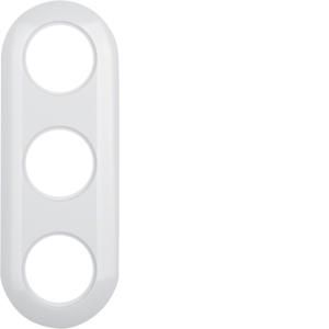 Afdekraam 3-v berker 1930 polar wit glans