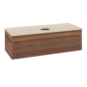 Wastafelonderkast Antao 1200x360x500mm Warm Walnut K32113HM