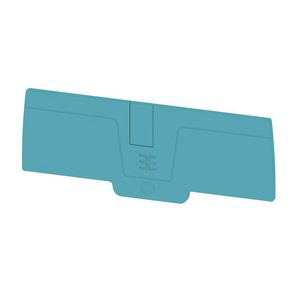 Afsluit- eindplaat blauw h:100.3mm b:2mm V-0 Wemid VVE=50