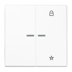 Tastafdekking LS990 alpine wit eNet