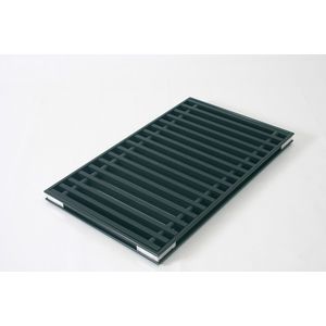 Rooster aluminium zwart 1800x280mm