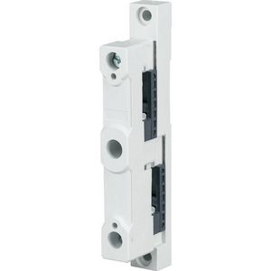 PE+N Raildragerhouder voor railsysteem 60mm wit VVE=10