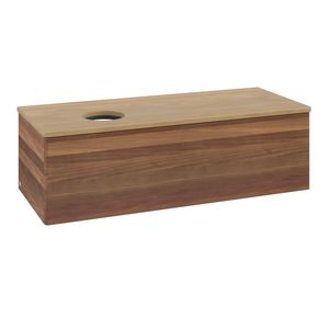 Wastafelonderkast Antao 1200x360x500mm Warm Walnut K33011HM