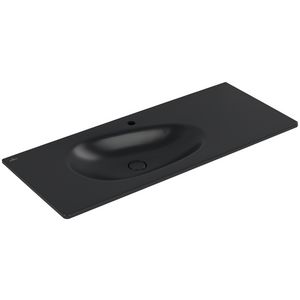 Meubelwastafel Antao 1200x500mm Pure Black CeramicPlus 4A77L2R7