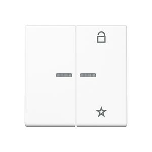 Tastafdekking A500 alpine wit eNet