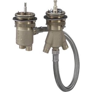 Inbouwdeel 2-gats badrandthermostaat 15486180