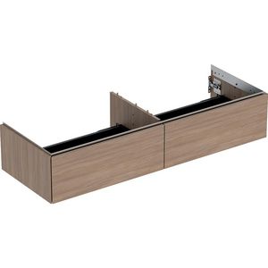 Wastafelonderkast 2x la 135cm eiken ONE