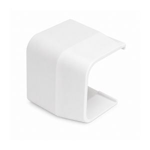 Verloopstuk 125x75mm wit PVC RAL9010