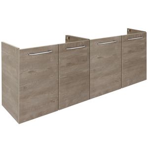 Onderkast (140x45cm) met 4 deuren met handgreep - 10 - Café Noir