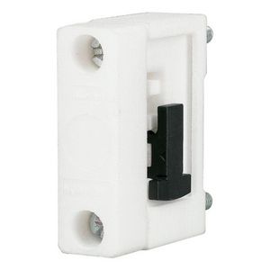 PE/N Raildragerhouder voor railsysteem 60mm wit VVE=10