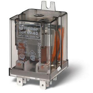 Schakelrelais 2 wisselcontacten 10A 230V AC