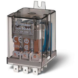Schakelrelais 3 wisselcontacten 10A 120V AC 60.63.8.120.0000