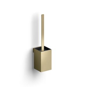 Toiletborstelgarnituur wandmodel goud geborsteld PVD