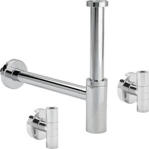 Eleganta Set 1 1 1/4 messing/verchroomd