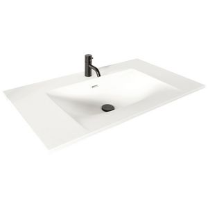 Wastafel 27 Top solid 80.5cm 1x kom met kraangat (i.c.m. meubel)