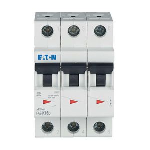 installatieautomaat (MCB) FAZ 3-polig 16A K-karakteristiek 10kA