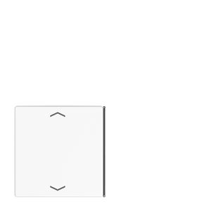 Tastafdekking 4-voudig pijl LS alpinwit KNX