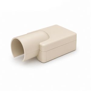 Zak a 2st. Verloopmof 19mm voor 25x13mm Systeem25 creme