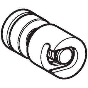 Afpersstop m/ontluchting tot max 25bar 108mm MAPRESS