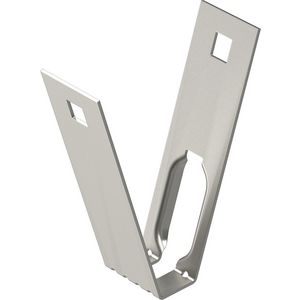 Trapeziumbevestiging 100x116 rvs A2 1.4301 blank VVE=20