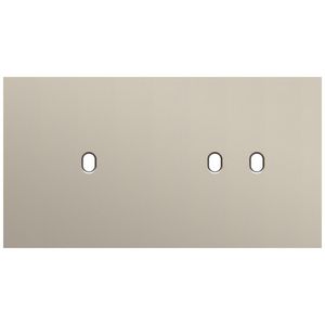 Tweevoudige afdekpl. horizontaal 71mm centerafstand een enke
