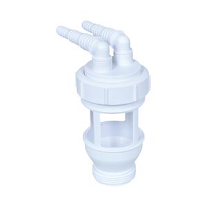 Luchtafscheiding waterontharder wit PP tbv onderbreking tussen de afvoer waterontharder / riool
