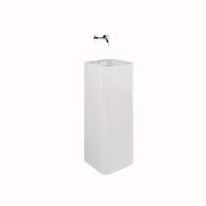 Resa Wastafel 36X36X90 Vrijstaand Wit