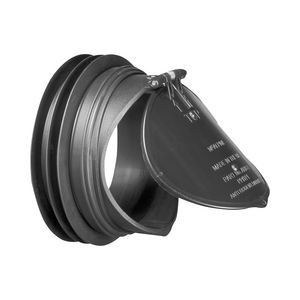 Anti-rattenklep PP 110mm met veer horizontaal+verticaal toepasbaar VVE=30 McAlpine