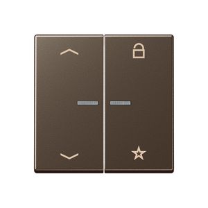 Tastafdekking pijlen A500 mokka eNet