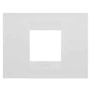 GEO PLATE-IN PAINTED TECHNOPOLYMER-2 MODULES-SATIN WHI