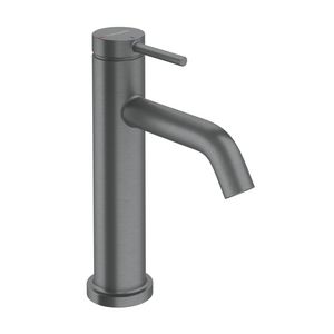 Tecturis S 1-hendel wastafelkraan 110 CoolStart EcoSmart+ met pop-up afvoer Brushed Black Chrome