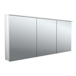 Led-spiegelkast Pure-2 Design 1600mm aluminium opbouw 3 deuren H=711mm