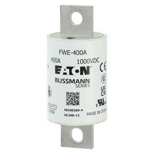Zekering HRC 1000Vdc IEC/UL 400A aR 50mm Round f
