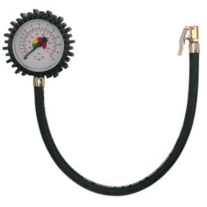 Proefmanometer MAV6 0-12bar + Slang en ventielaansluiting