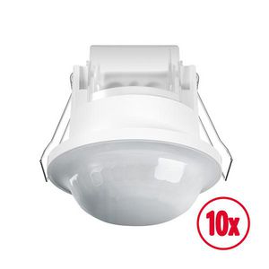 Plafondbewegingsmelder 10x BASIC EXPRESS MD 360° 24 IR 1C FM IP23 WH