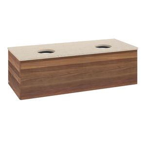 Wastafelonderkast Antao 1200x360x500mm Warm Walnut K35013HM