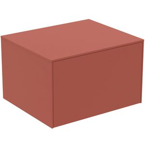 Conca wastafelmeubel 60x50x37cm 1 lade afdekblad zonder uitsnijding matt sunset