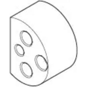 Schijf voor verlengstuk cartouche 35x19x25mm 09301101690