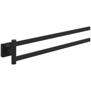 Handdoekhouder twee-armig Elements - Striking Matt Black