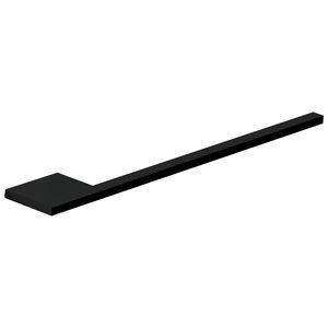 Handdoekhouder Rectangle zwart mat 35 cm