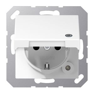 Wandcontactdoos a.wit slagv m.R/A klapd&ko.l A(S)500