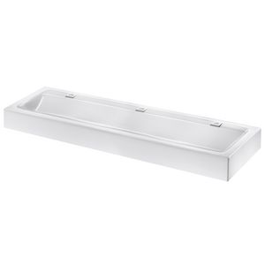 Wastafel muurmodel L.1800 3 plaatsen centr. krngatD35