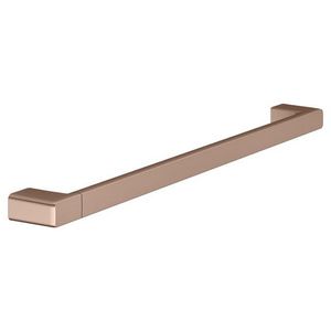 Badlakenhouder 600mm rood goud geborsteld 12701290600